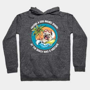 Having A Dog Named Shark At The Beach Was A Mistake Hoodie